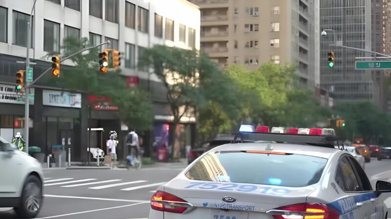 Policjanci, podejrzewając kobietę, zatrzymali ją, ale gdy się przedstawiła i wyjaśniła, kim naprawdę jest, wszyscy zamarli z wrażenia