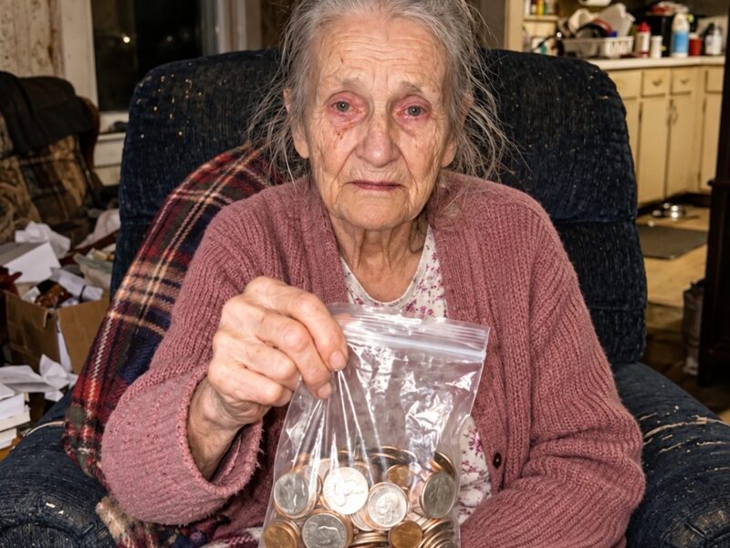 Starsza kobieta próbowała zapłacić za pizzę wartą 15 dolarów plastikową torbą pełną drobnych monet, a ja podjąłem decyzję, która miała zmienić nasze życie